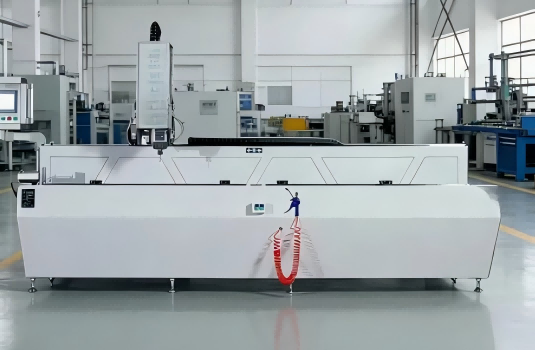 3+2 Axis CNC اینڈ ملر برائے خصوصی شکل والے ایلومینیم ملینز | کھڑکی اور پردے کی دیوار کی مشینری