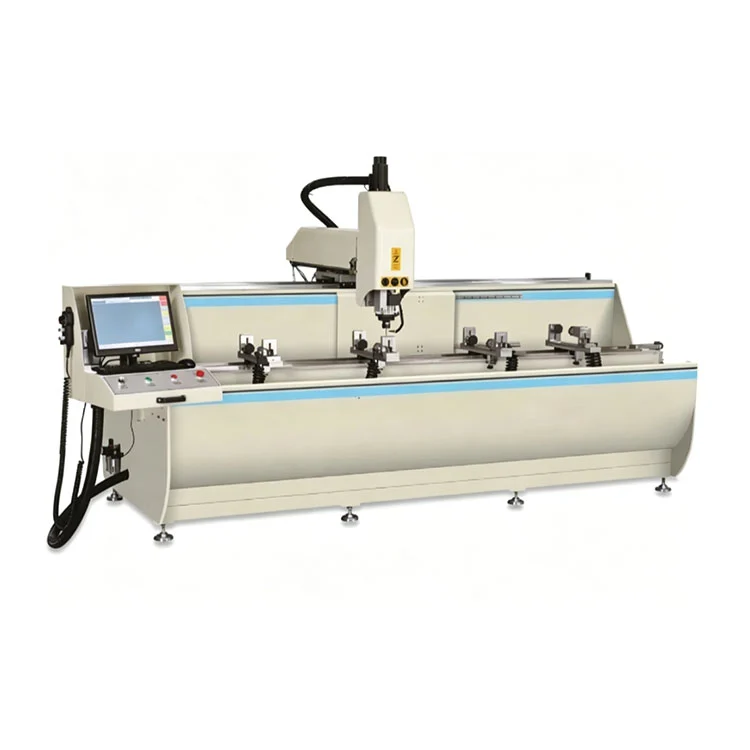 3 Axis CNC ایلومینیم پروفائل مشیننگ سینٹر پردے کی دیوار کا اگواڑا